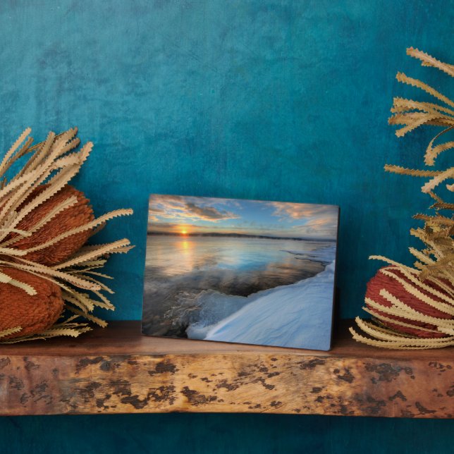 Teslin Lake After A Clearing Storm, Yukon Plaque (Side)