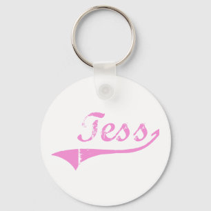 Tess Classic Style Name Key Ring