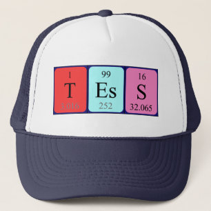 Tess periodic table name hat