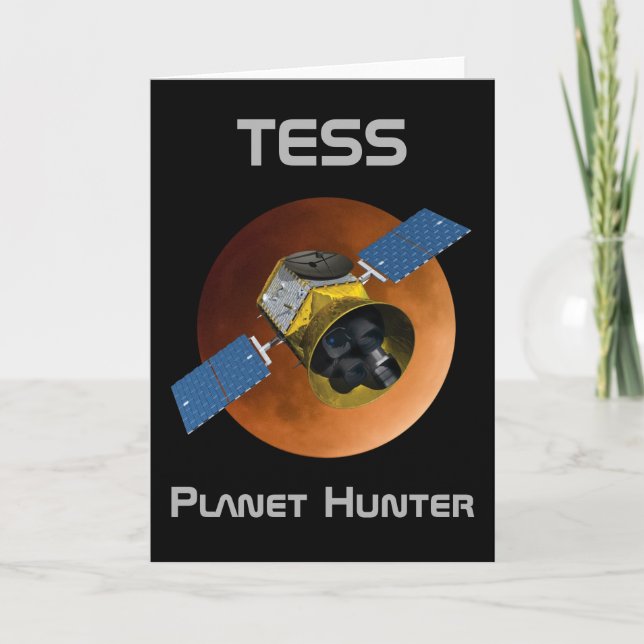 TESS Planet Hunter Spacecraft Card (Front)