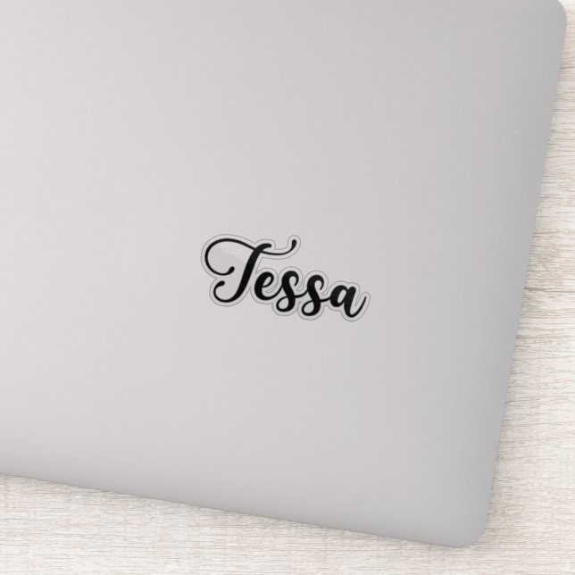 Tessa Name - Handwritten Calligraphy (Detail)