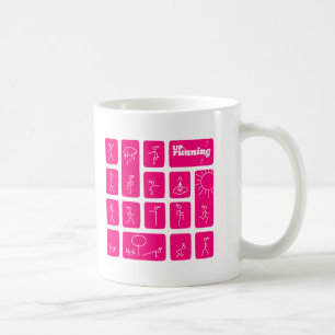 Tessa's famous stick figures coffee mug