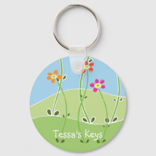 Tessa's Keys Spring Design Key Ring