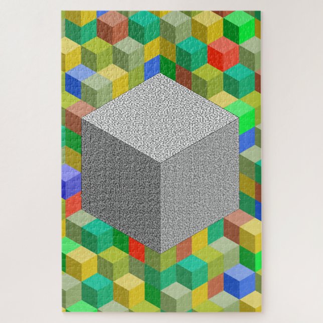 Tessellation Maze Jigsaw Puzzle (Vertical)