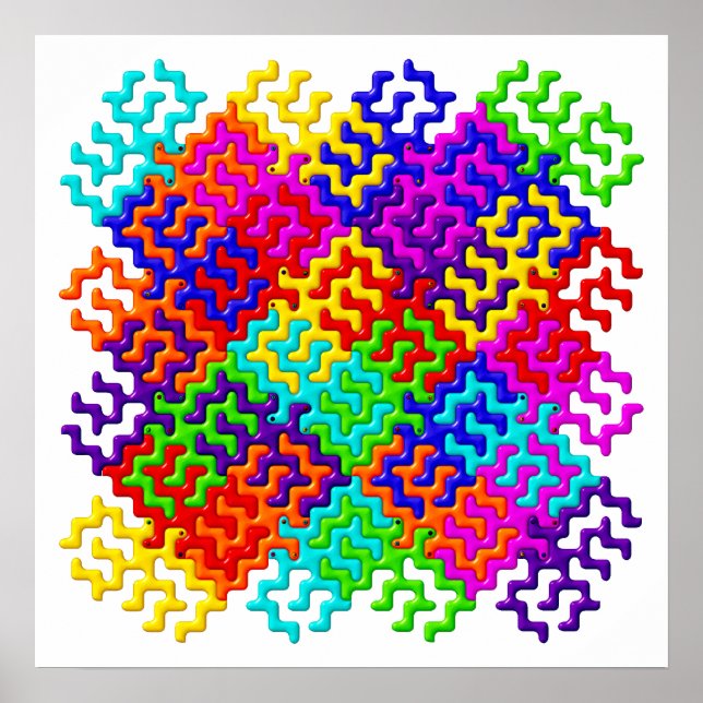 Tessellation Pattern Poster / Wall Art (Front)