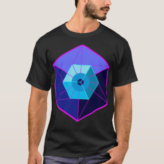 Tesseract 4D Hypercube T-Shirt
