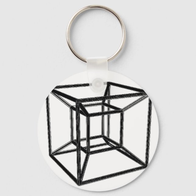 Tesseract Key Ring (Front)