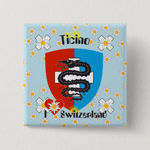 Tessin - Ticino - Schweiz - Svizzera Button