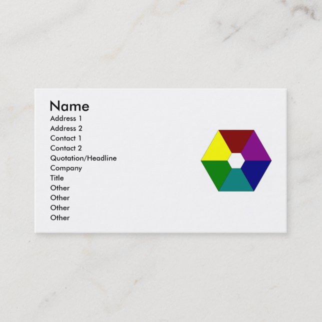 test business card (Front)