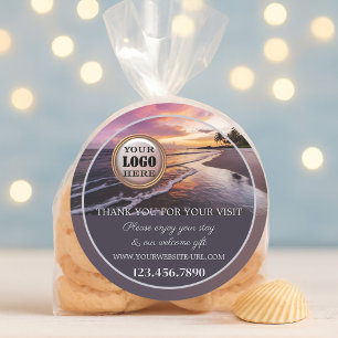 test classic round sticker