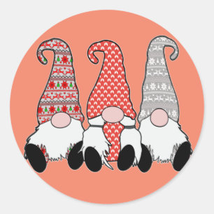 test classic round sticker