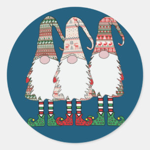 test classic round sticker