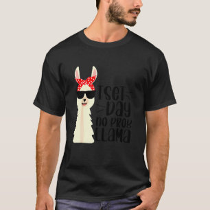 Test Day Llama Teacher Exam Testing Teaching T-Shirt
