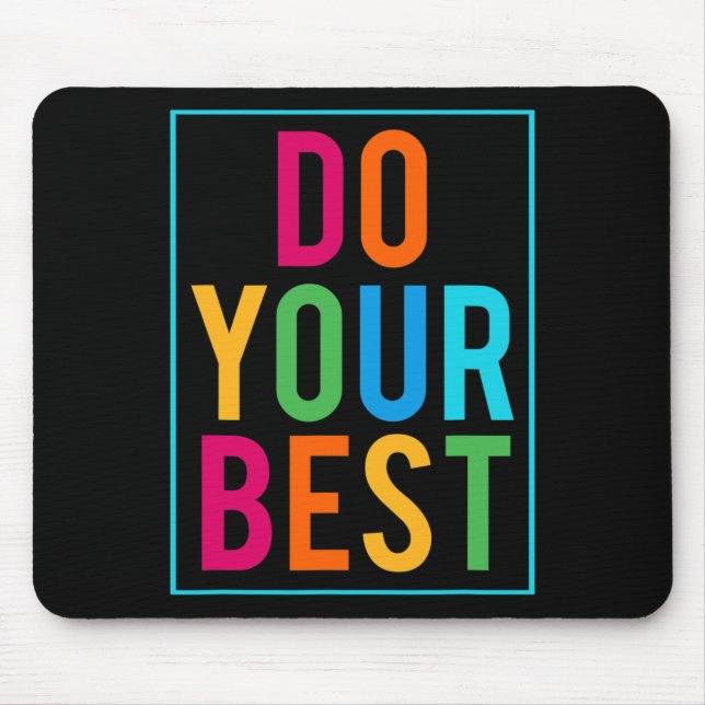 Test Day Mode On Teacher State Testing Ideas Schoo Mouse Mat (Front)