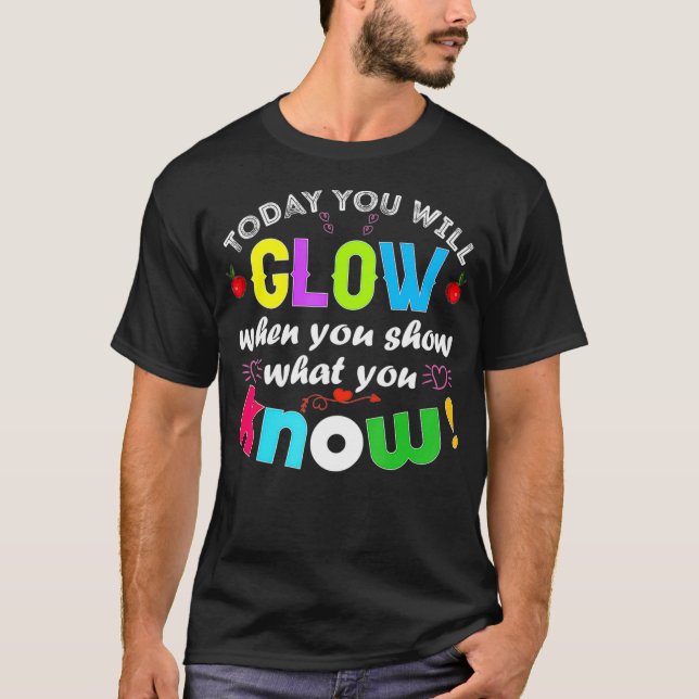Test Day Mode On Teacher Testing Ideas School funn T-Shirt (Front)
