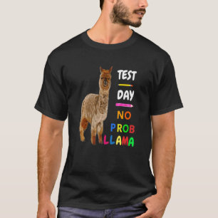 Test Day No Prob Llama Llama Teacher Testing Day T-Shirt