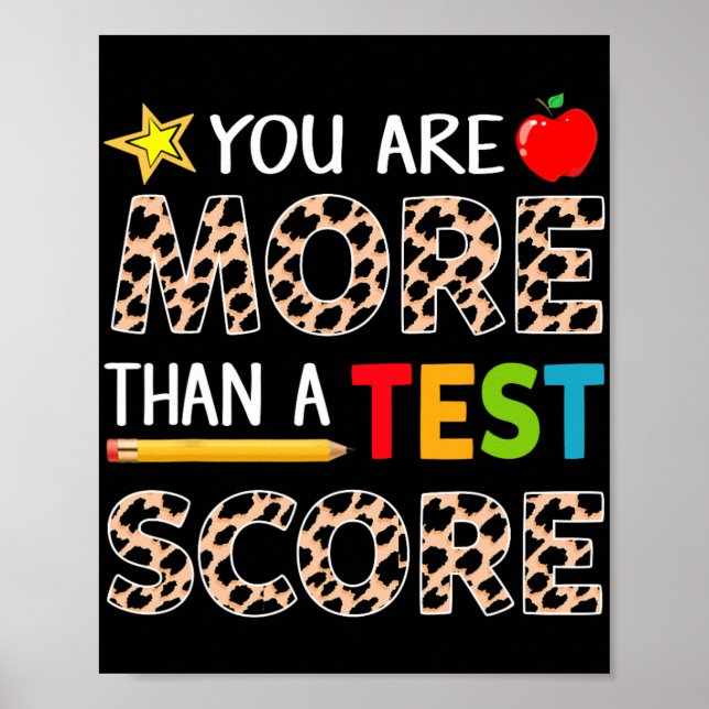 Test Day Shirt  Poster (Front)