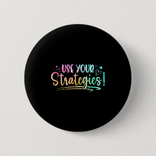 Test Day State Testing Exam Teacher Student Motiva 6 Cm Round Badge
