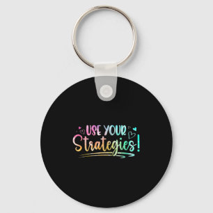 Test Day State Testing Exam Teacher Student Motiva Key Ring