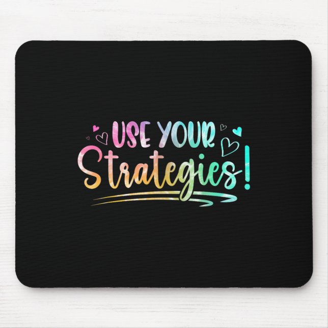 Test Day State Testing Exam Teacher Student Motiva Mouse Mat (Front)