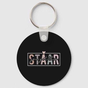 Test Day Teacher Exam Leopard Testing Day You Got  Key Ring