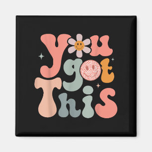 Test Day Teacher Shirt Motivational Testing Day St Magnet