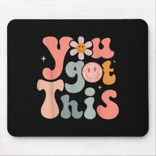 Test Day Teacher Shirt Motivational Testing Day St Mouse Mat