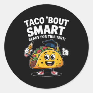 Test Day Teacher Shirt Motivational Testing Day Ta Classic Round Sticker