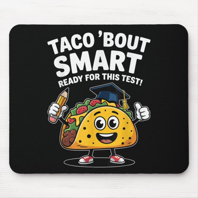 Test Day Teacher Shirt Motivational Testing Day Ta Mouse Mat (Front)