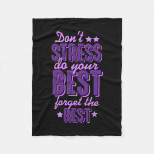Test Day Testing Shirts For Women Teachers  Fleece Blanket