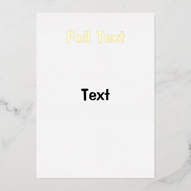 test foil invitation (Front)