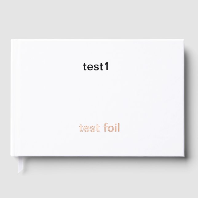 test guest book (Front)