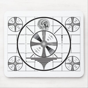 test pattern mouse mat