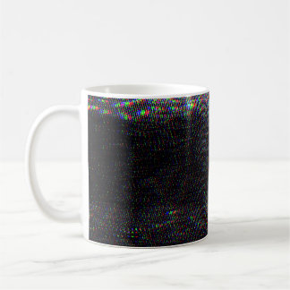 Test Screen Glitch Texture Background Coffee Mug