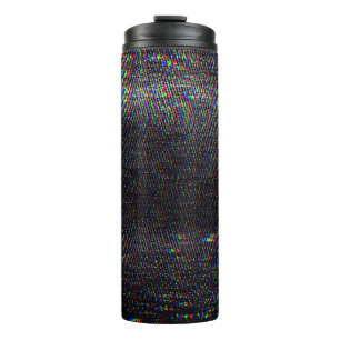 Test Screen Glitch Texture Background Thermal Tumbler