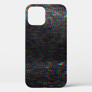 Test Screen Glitch Texture. iPhone 12 Case