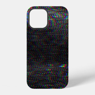 Test Screen Glitch Texture. iPhone 12 Case
