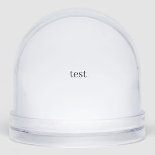 test snowglobe