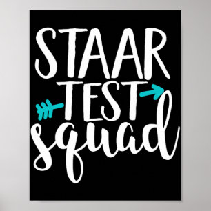 Test Squad Elementary Teacher Test Day  Poster