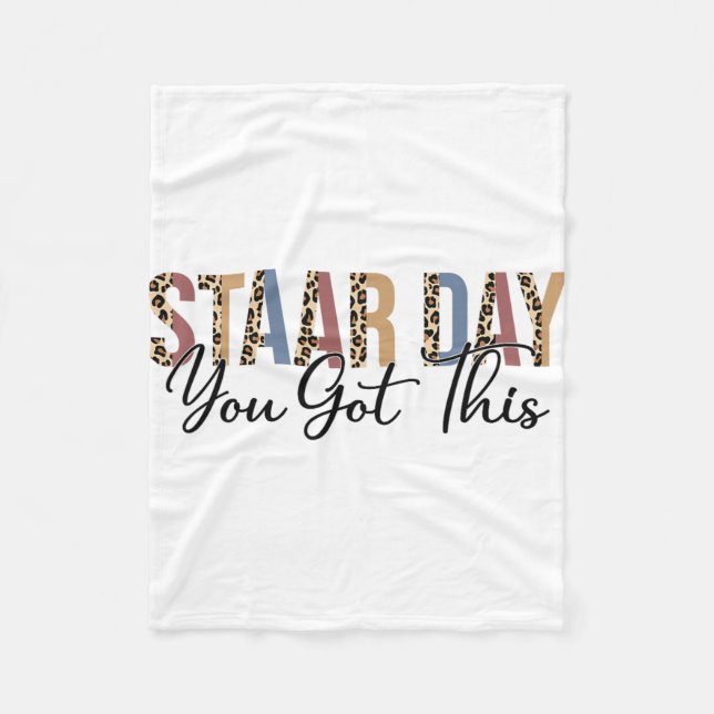 Test Staar Day Mode On Teacher Testing Ideas Schoo Fleece Blanket (Front)