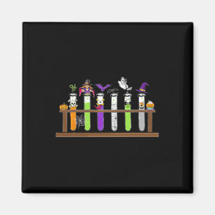 Test Tube Chemistry Nerd Science Teacher Spooky Ha Magnet