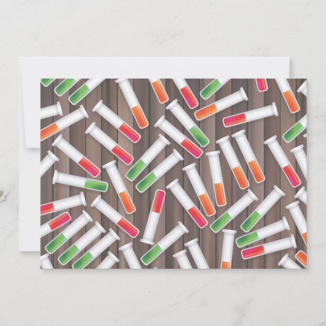 Test Tube Invitation (Front)