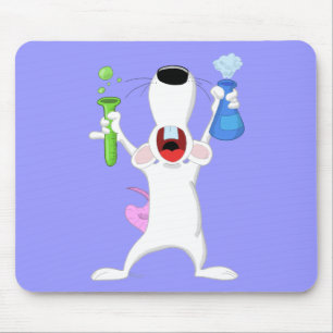 Test Tube Lab Rat Mousepad