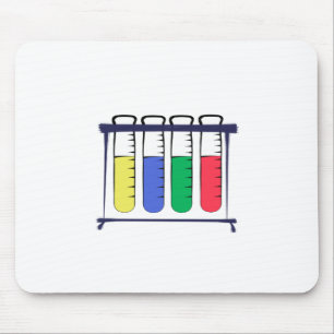 Test Tube Shelf Mouse Mat