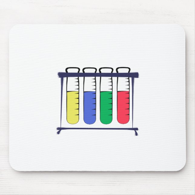 Test Tube Shelf Mouse Mat (Front)