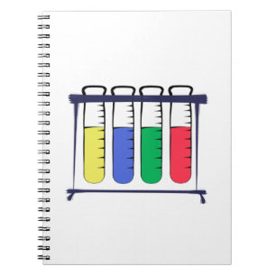 Test Tube Shelf Notebook