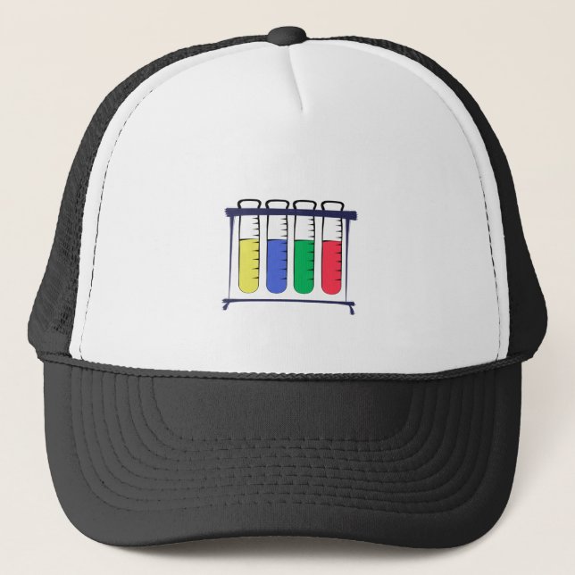 Test Tube Shelf Trucker Hat (Front)