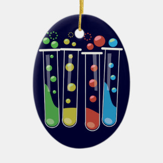 Test Tubes Ceramic Tree Decoration