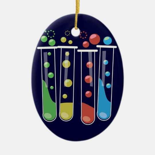 Test Tubes Christmas Ornament Zazzle.co.uk