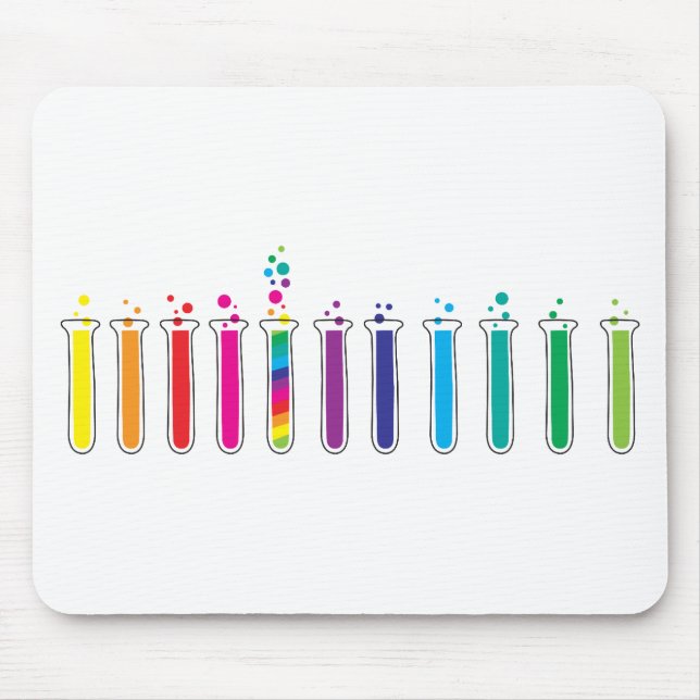 Test Tubes Mouse Mat (Front)